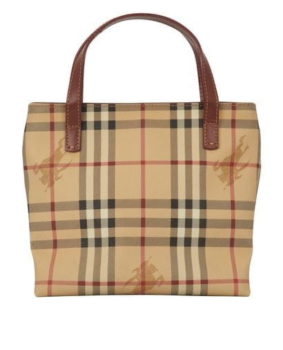 Small Haymarket Check Tote, &pound;250, Front view